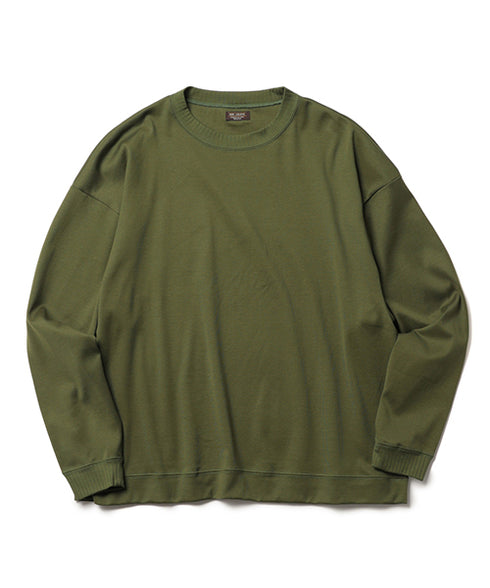 MR.OLIVE / SAN JOAQUIN SILKET RIB / CREW NECK SHIRTミスターオリーブ/サンフォーキン シルケットリブ/クルーネックシャツ